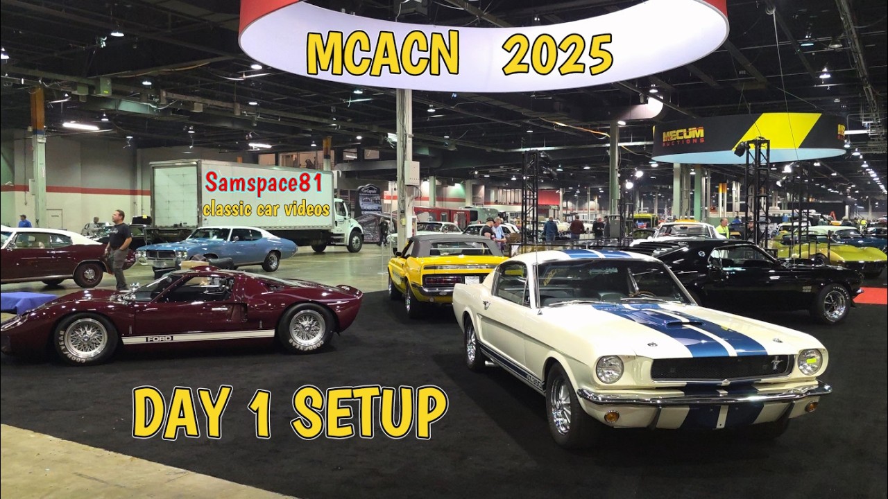 Muscle Car and Corvette Nationals (Behind the Scenes) Day 1 2025 MCACN car show setup