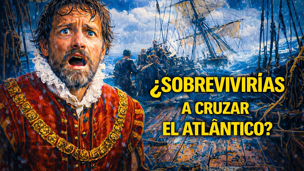 ASI ERA REALMENTE CRUZAR EL ATLÁNTICO EN LA ERA DE LA EXPLORACIÓN