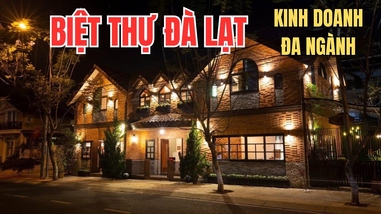 BIỆT THỰ TRẦN PH&Uacute; TRUNG T&Acirc;M Đ&Agrave; LẠT  NGANG TỚI 20M