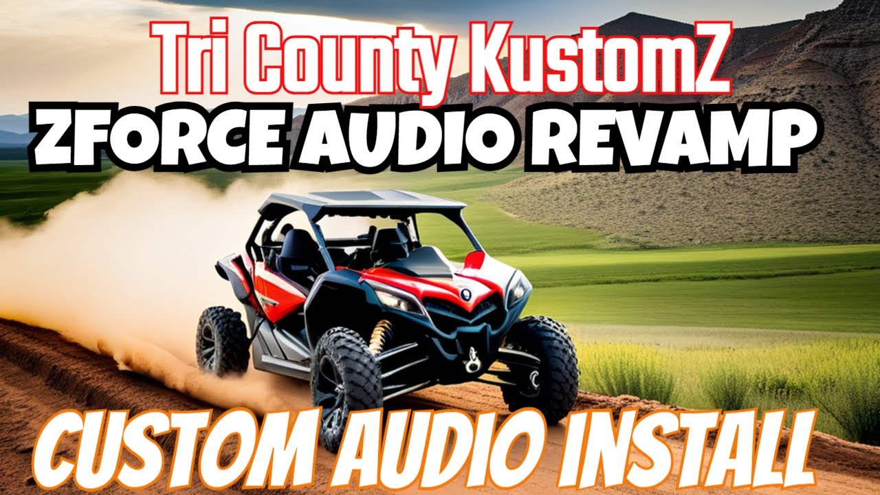 Transforming my CF Moto ZForce 800 with an EPIC sound system!