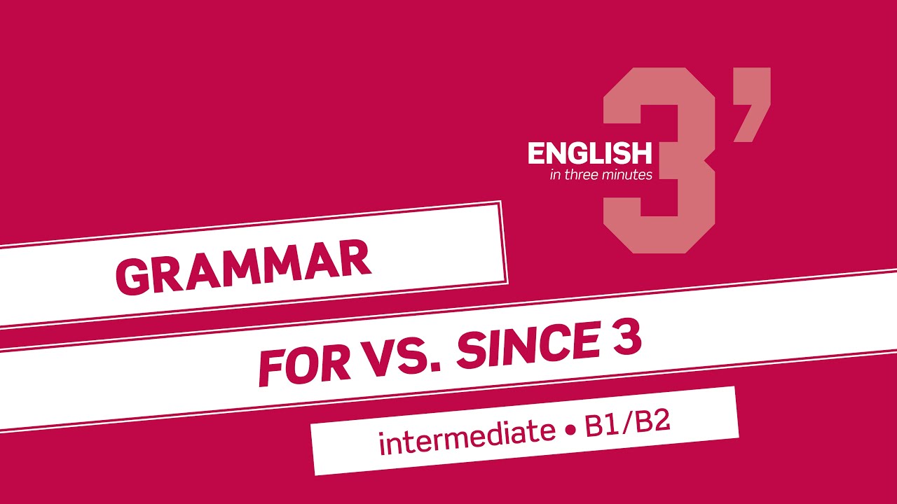 Intermediate Grammar: FOR vs. SINCE 3 (B1/B2)