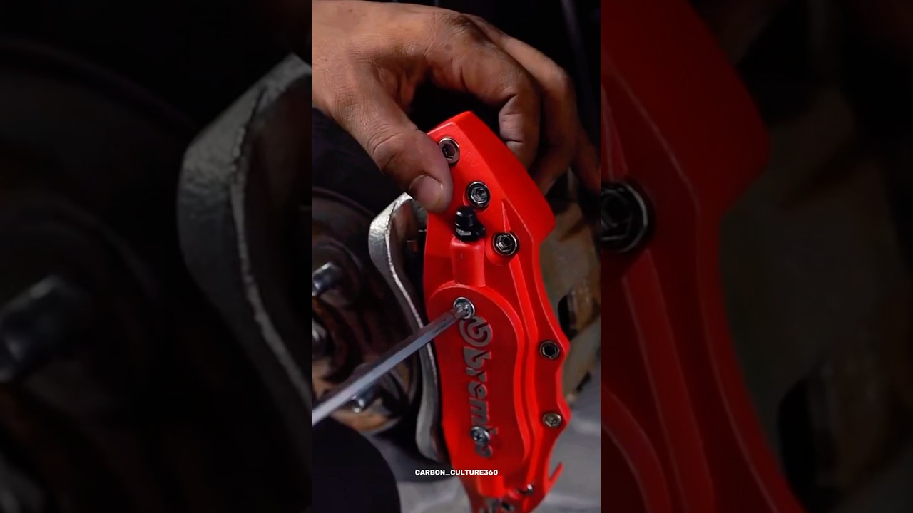How to Install Brembo Metal Caliper Covers | Carbon_Culture360 #brembo #caliper