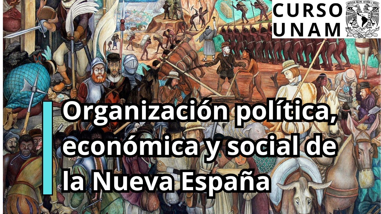 Organización política, económica y social de la Nueva España