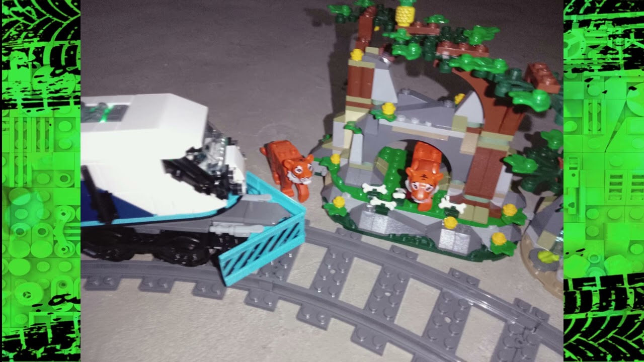 Ace LEGO Test Explorer Train in different BIOMES