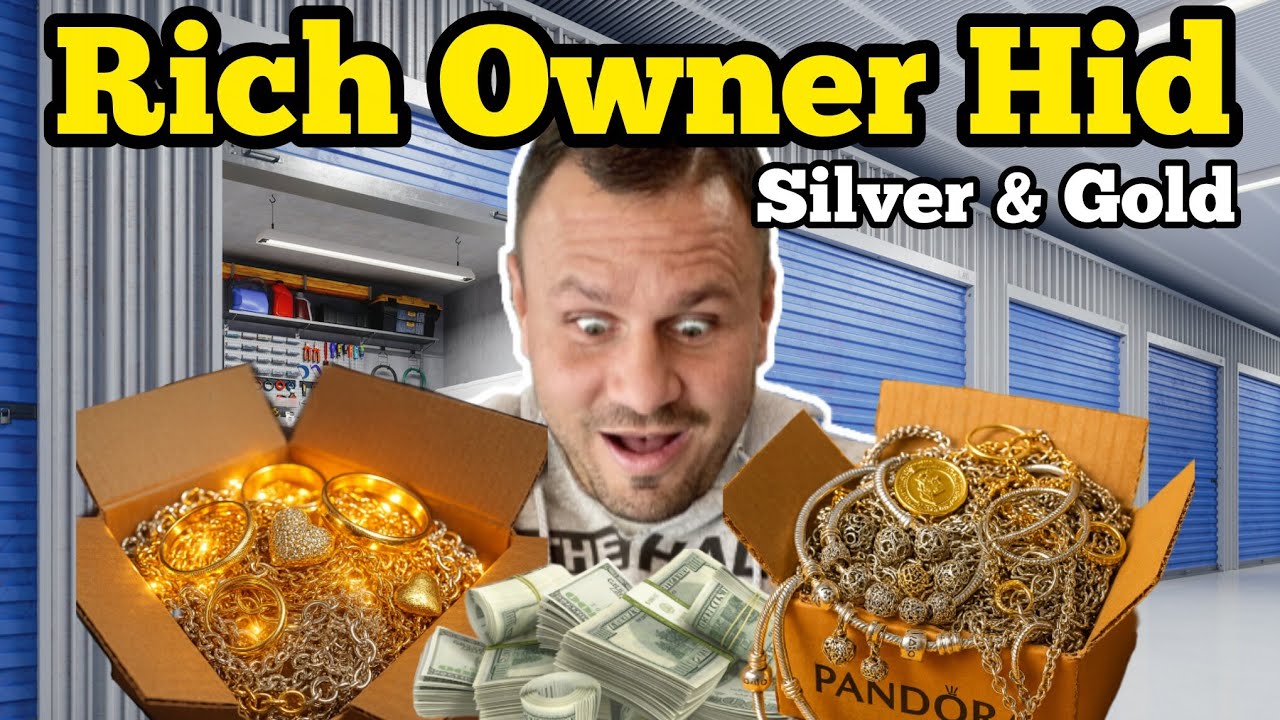 RICH OWNER HID SILVER & GOLD In Her Storage Unit