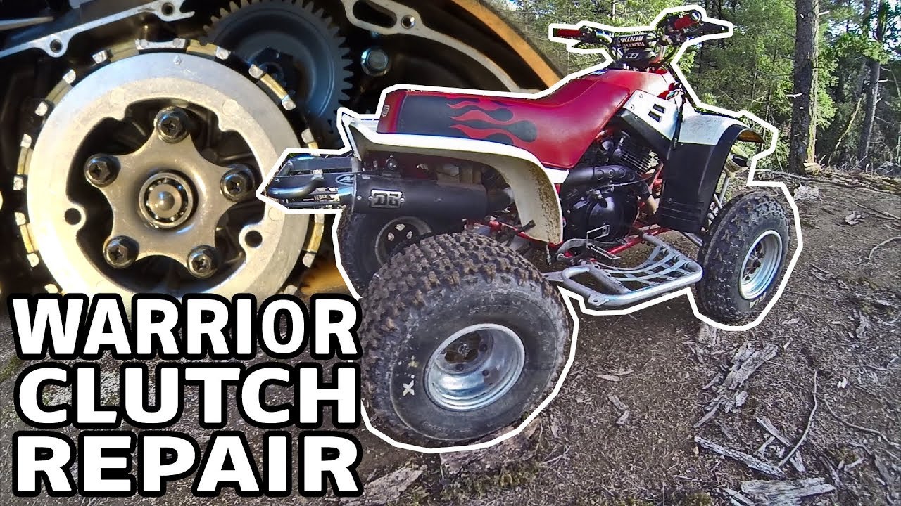 YAMAHA WARRIOR ATV CLUTCH REPLACEMENT - HOW TO INSTALL A REPAIR KIT