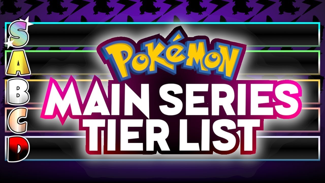 EVERY Main Series Pok&eacute;mon Game Tier List