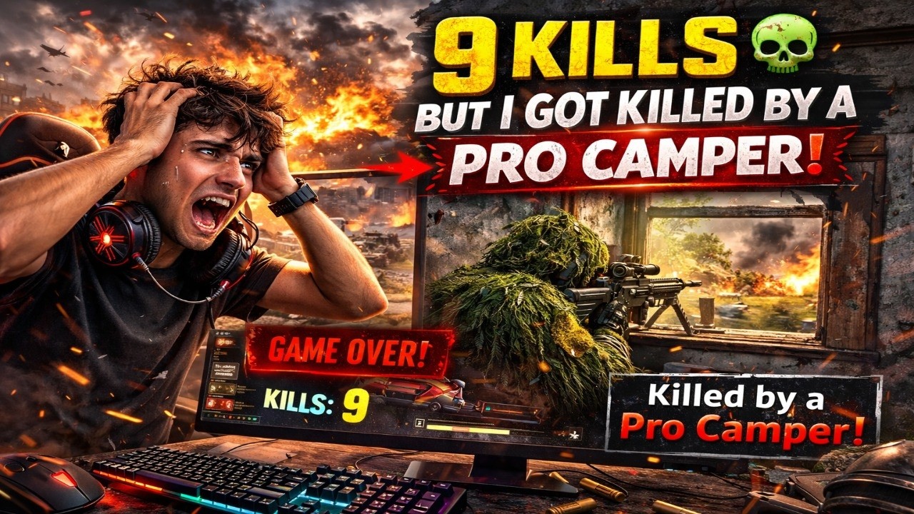 9 KILLS… THEN A PRO CAMPER ENDED ME 😱 | Heartbreak Finish