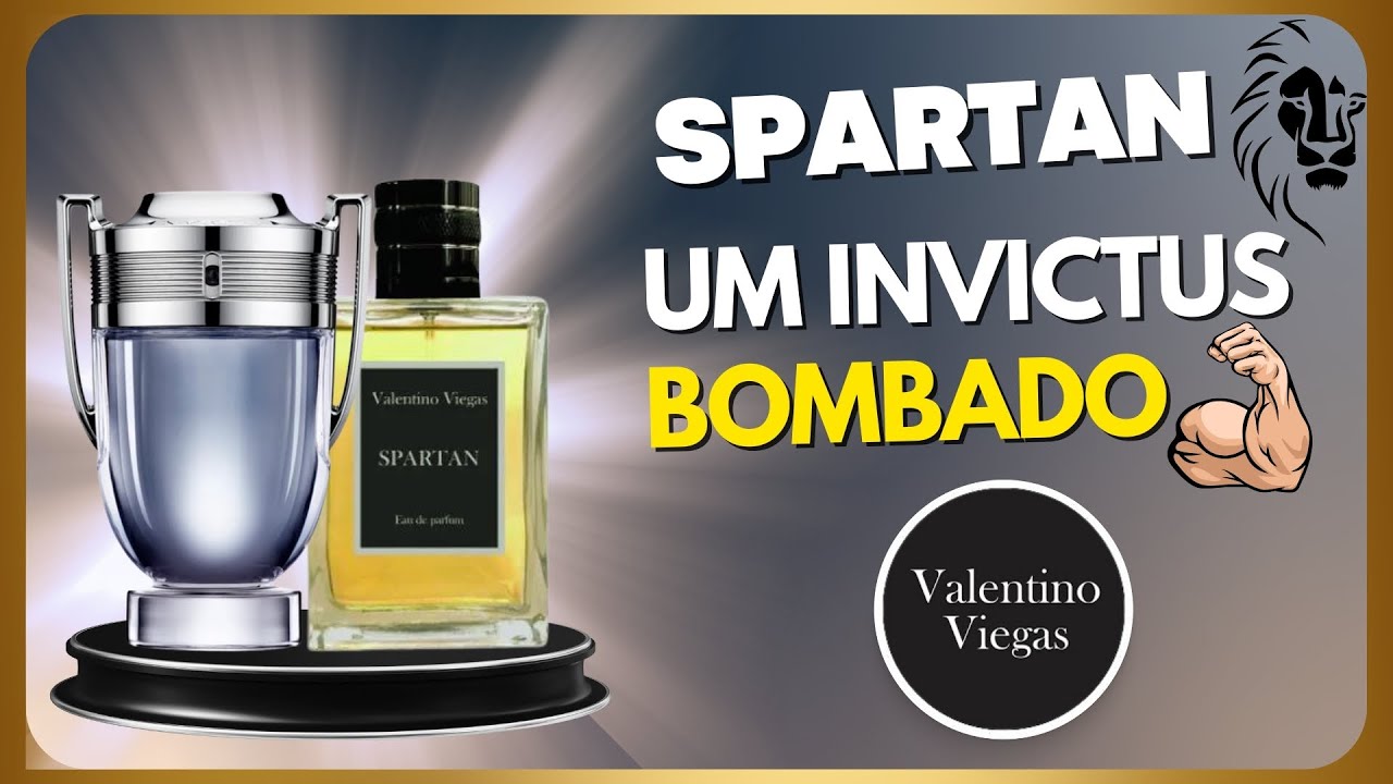 PERFUME BOMBÁSTICO | SPARTAN da VALENTINO VIEGAS Contratipo INVICTUS PACO RABBANE #contratipos