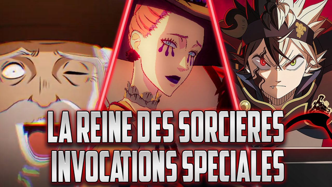 SPECIALES INVOCATIONS LE DUO BLACK ASTA, LA REINE DES SORCIERES BLACK CLOVER MOBILE DECOUVERTE  MAJ