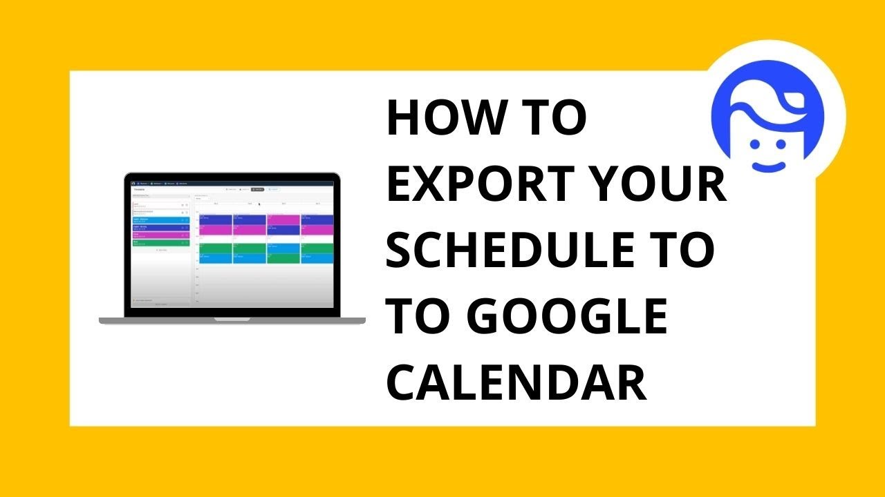 How to export your schedule to Google Calendar with Chalk Gold [Support]
