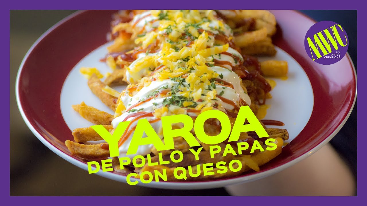 Yaroa Dominicana de pollo con queso y papas fritas - La Verdadera Yaroa Gourmet