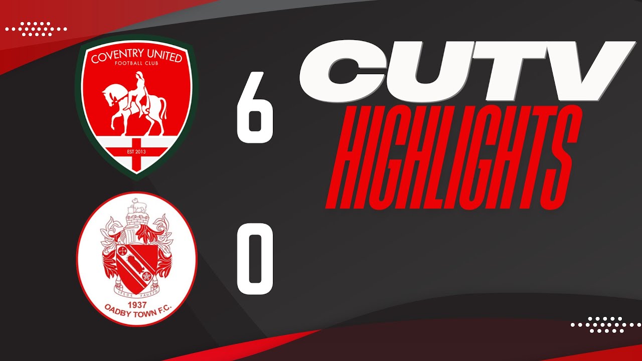 HIGHLIGHTS: Coventry United 6-0 GNG Oadby Town (Isuzu FA Vase Fourth Round)