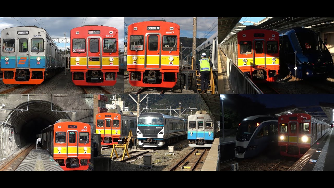 2021/11/14 【インドネシア通勤鉄道塗装 撮影会】 伊豆急行 8000系 TB-7編成 & TB-3編成
