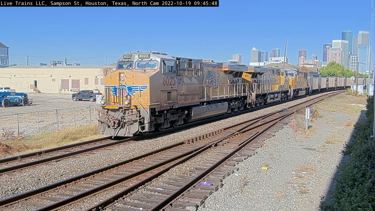 LIVE Trains (ARCHIVED) | Houston, Texas 4K (Sampson Street North Cam)