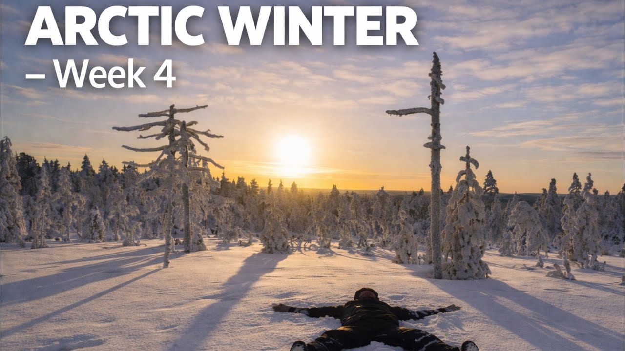 Week 4 – Recovery Week in the Arctic | Skiing, Running & Gym