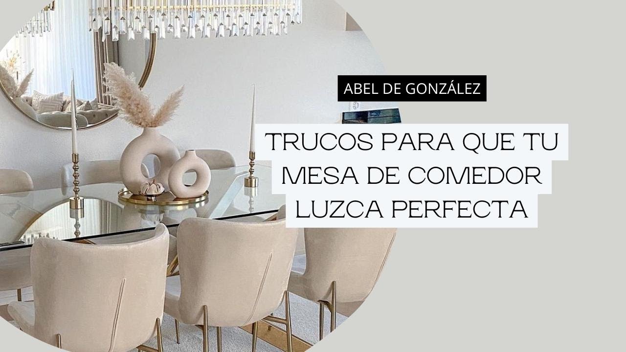 👆Cómo DECORAR LA MESA DEL COMEDOR (todo tipo de mesas)
