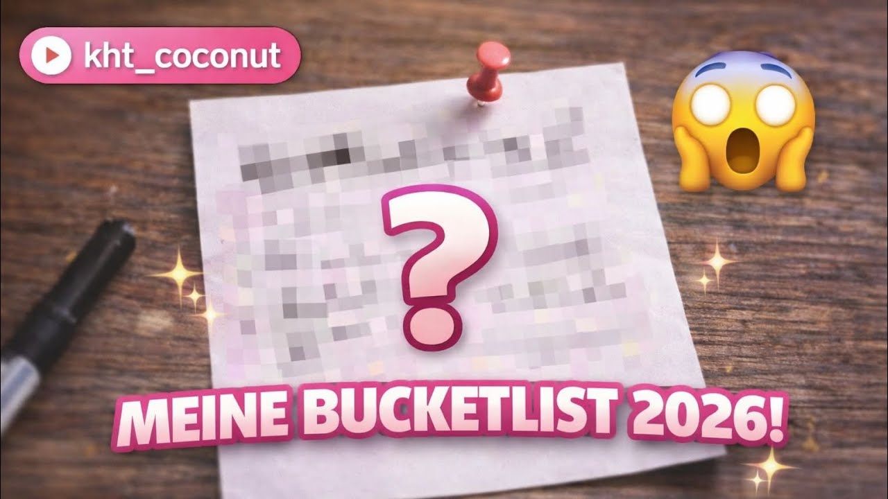 MEINE BUCKET LIST…|⚡️✨2026| 