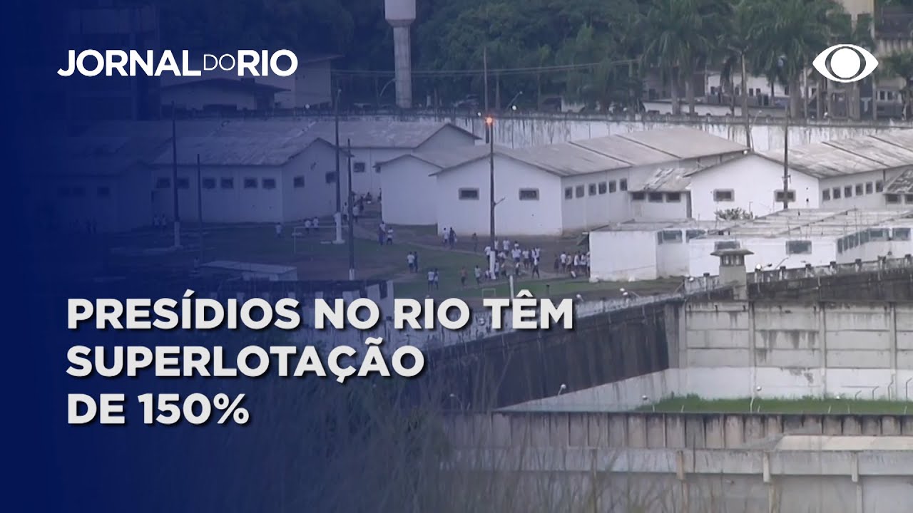 Presídios no Rio têm superlotação de 150%