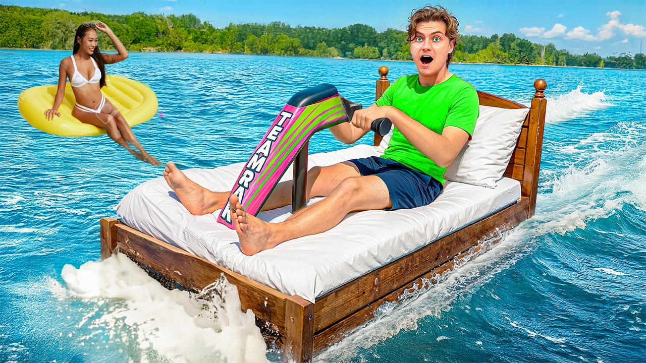 I Turned my Bed into a Speed Boat