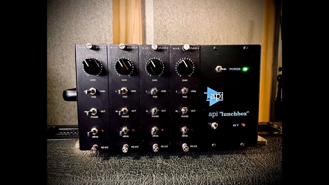 Vintage api 312's & CAPI Opamps @RiotHomeRecording