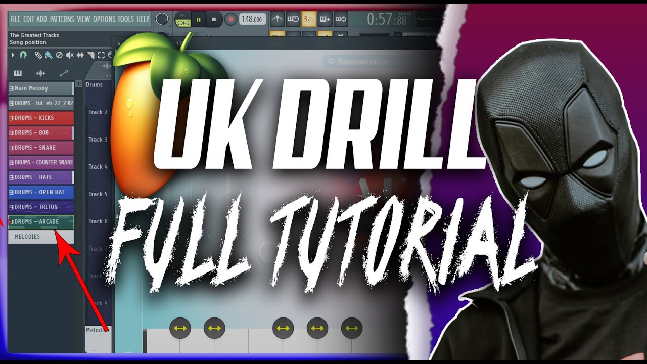 Making A UK Drill Beat From SCRATCH! [Using Arcade]