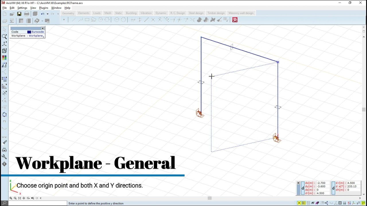 3 minutes with...AxisVM x6 - Workplanes