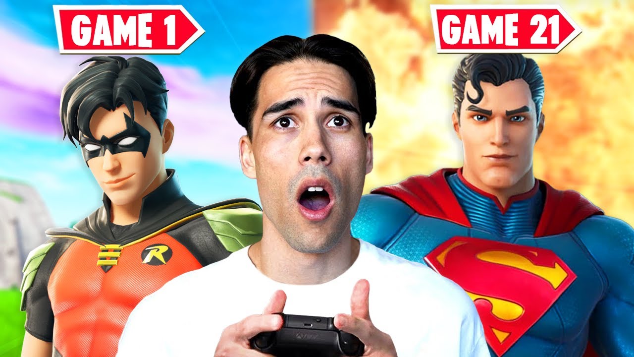 Fortnite, But I Can Only Use Superhero Weapons