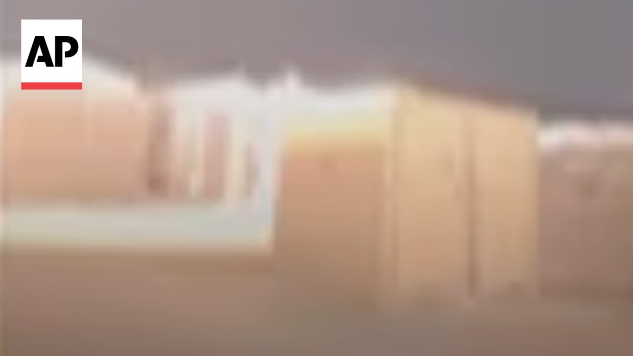 Video appears to show Iran strike on Jordan base that killed 2 US troops