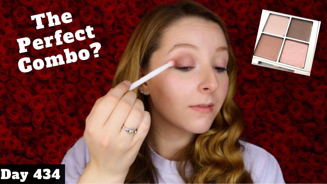 Обзор и мастер-класс по макияжу век Clinique Pink Chocolate Eyeshadow Quad | День 434: Знакомство...