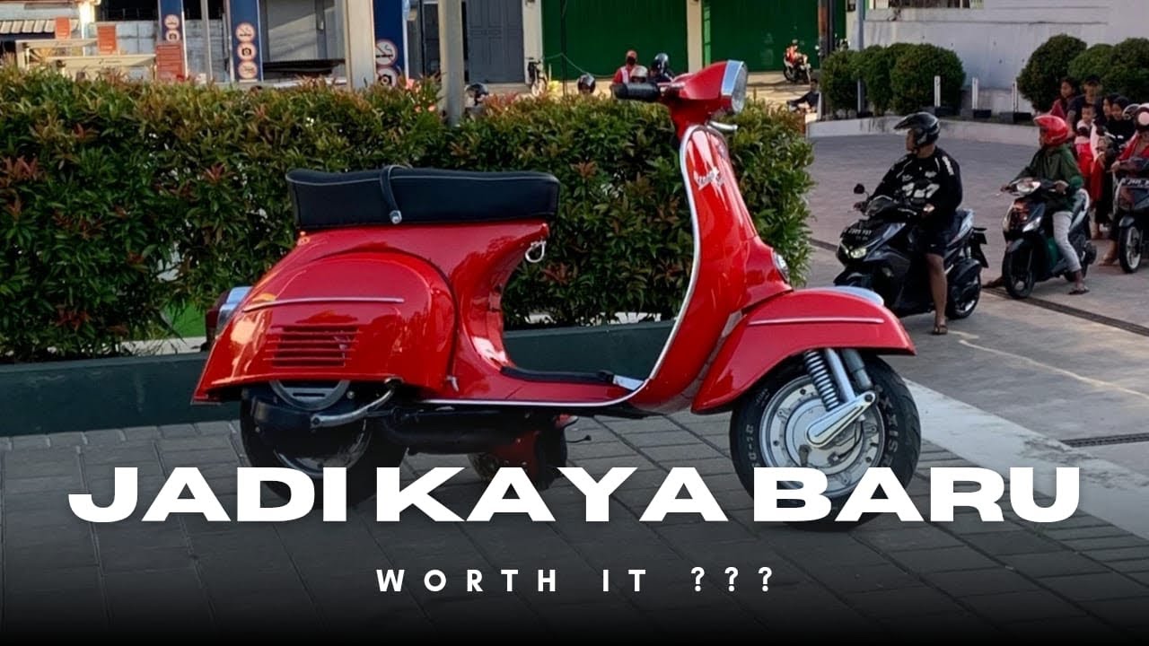 Habis Puluhan Juta! Ini Hasil Restorasi Vespa Super Lawas