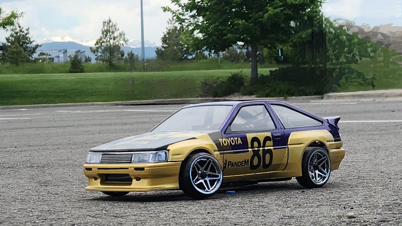 D-Like LP86 Toyota Pandem AE86 RC Drift Car Antics