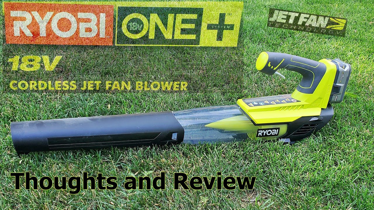 Ryobi 18V cordless leaf blower review