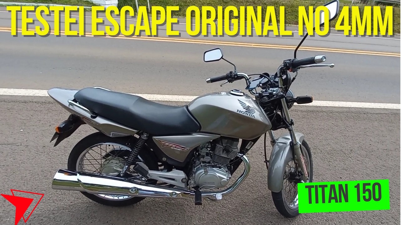 Topspeed Titan 150 4mm com ESCAPE ORIGINAL