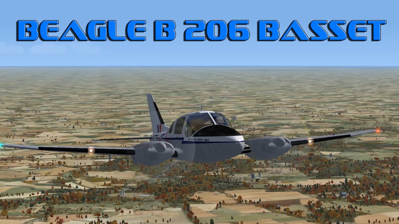 FSX Beagle Basset | Classic British Twin Landing at Bristol Airport (EGGD)