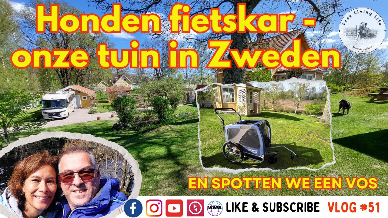 Unboxing Fietskar - Onze tuin in Zweden Vlog #51 Free Living Life in Zweden