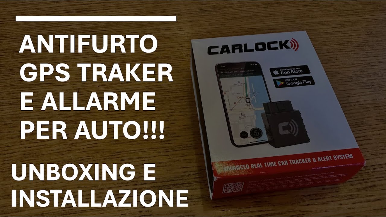 Antifurto INNOVATIVO? #Unboxing e prime impressioni #Carlock