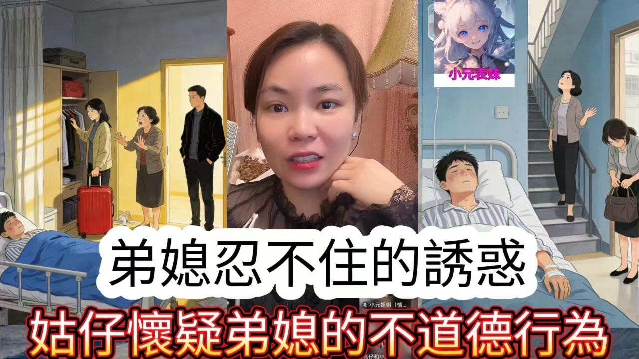 弟媳忍不住的誘惑，姑仔懷疑弟媳的不道德行爲！ 最新直播  #小元姐姐