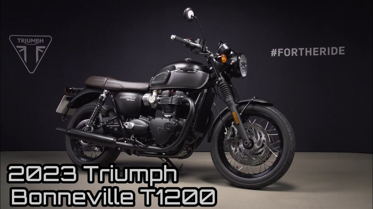 2023 Triumph Bonneville T120 Black edition launched.