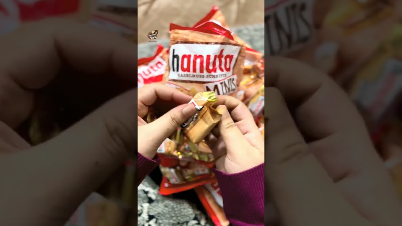 Hanuta minis😍#ytshortsindia#giftbox#viral#ytshorts#kitkat#shorts