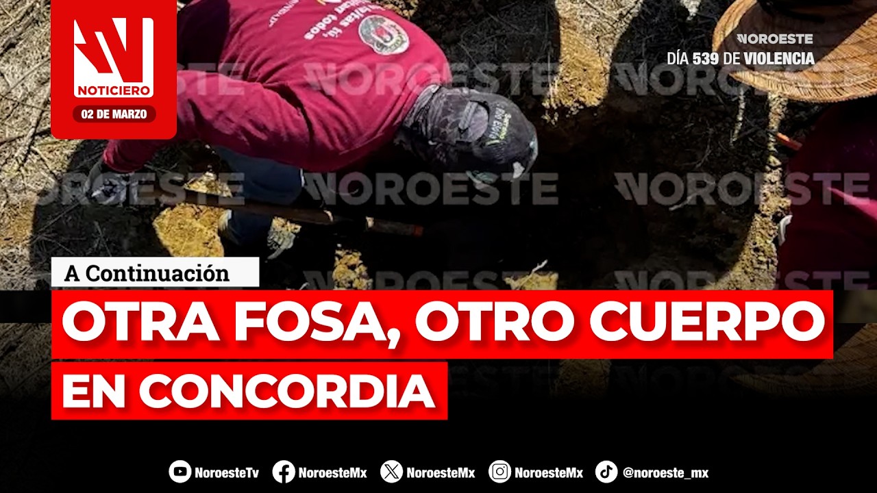 🔴 OTRA FOSA EN CONCORDIA | El colectivo Por las Voces sin Justicia localizan otra fosa | NN 02 Marzo