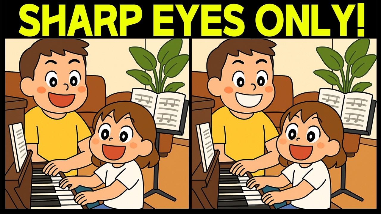 Find the 5 Differences | Quick Vision Challenge for Adults