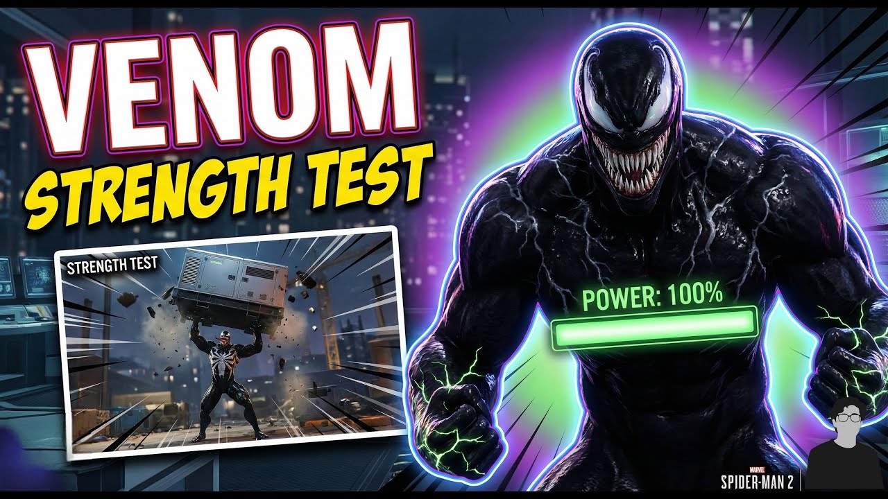 Venom Strength Test 🔥😈 | Spider-Man Gameplay With Commentary | Ep 5