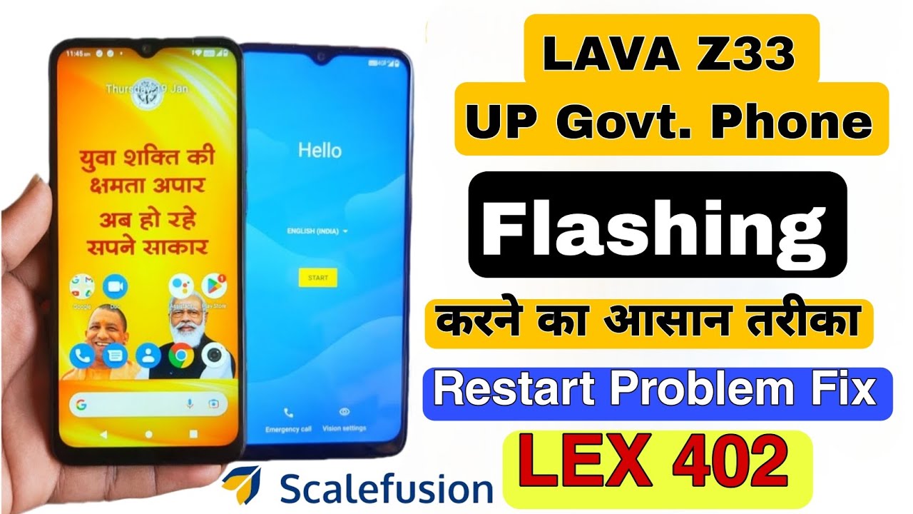 LAVA Z33 Lex 402 full flashing 100% working trick with unlocktool || flashing || Screen lock ||