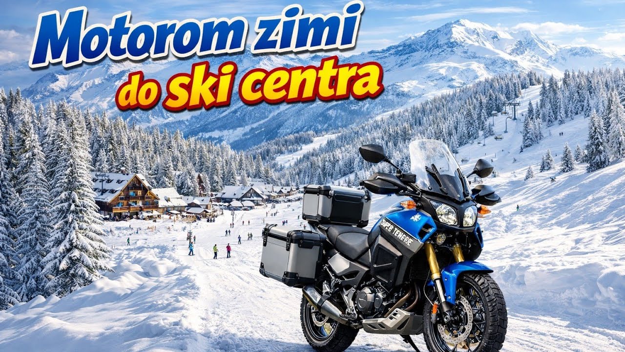 Auto - put motorom zimi 
