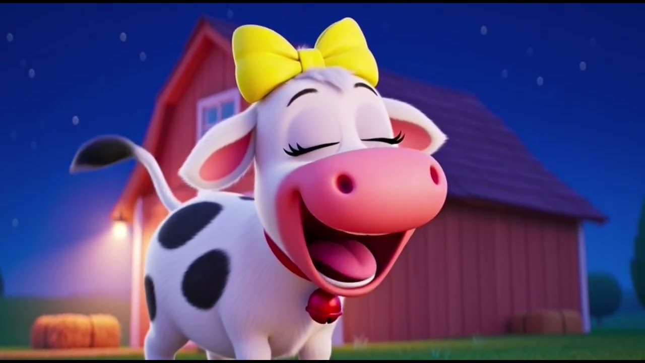 A Vaquinha que Faz Caretas 🐄😜 | Música Infantil Divertida da Fazendinha | YouTube Kids