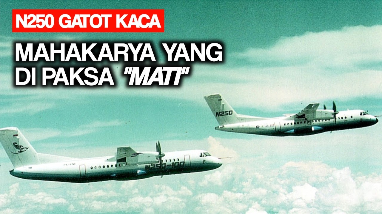Mengapa Dunia Takut? Misteri Dihentikannya N250, Pesawat Tercanggih Indonesia yang 
