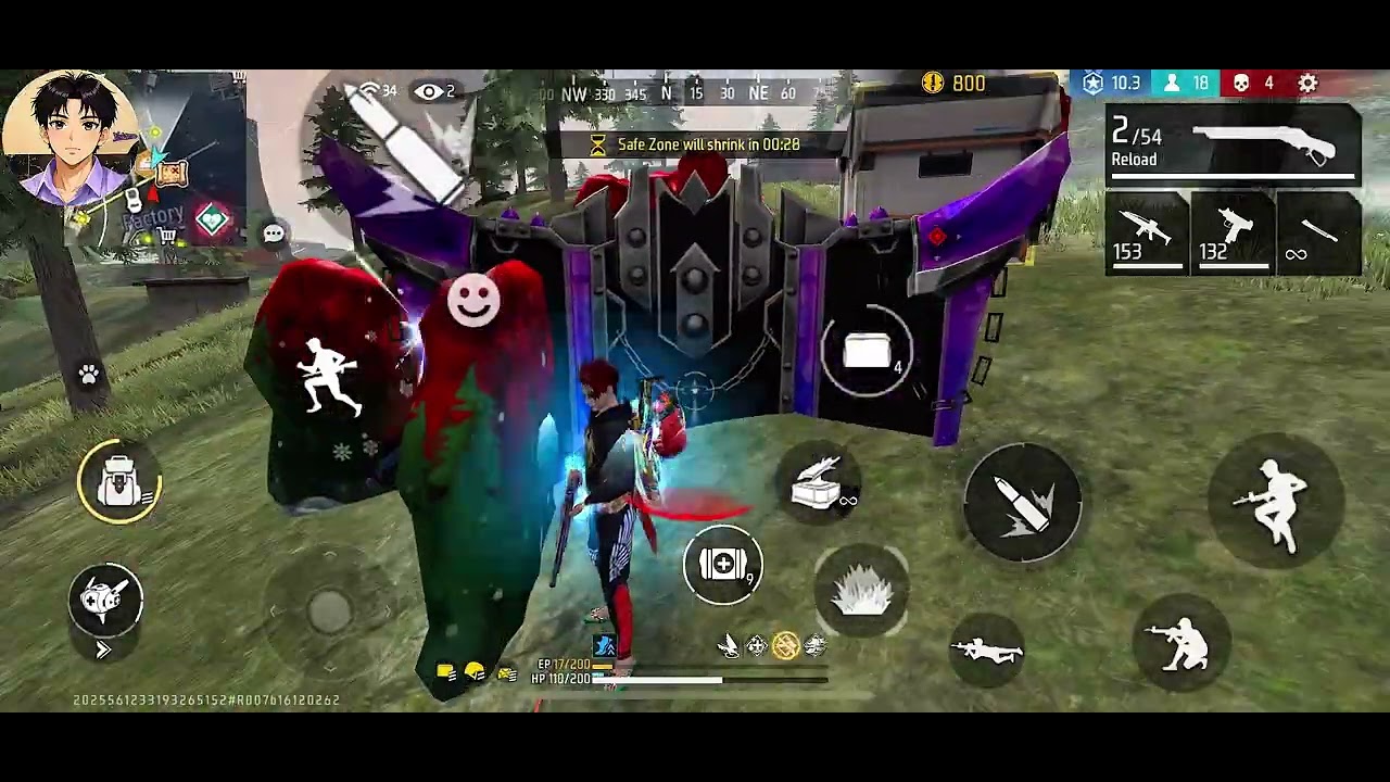 Free Fire បាញ់រកលេខ1អត់ឃេីញទេ🥹