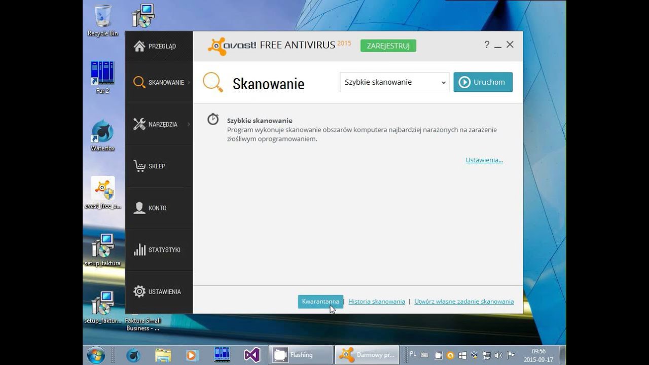 Faktura + Avast jak odblokować