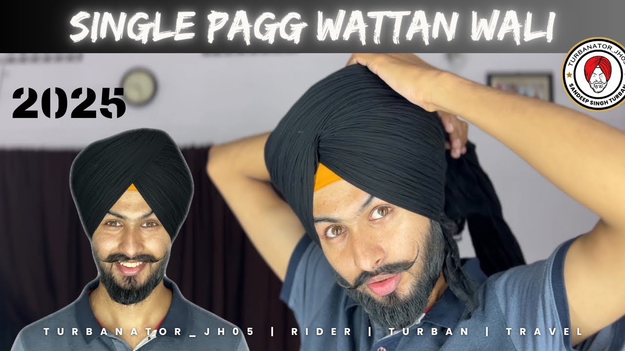 How to tie Single Turban Patiala Shahi Pagg | 5 Mtr. - Wattan wali pagg |step by step #wattawalipagg